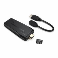 Gamepad wireless 2.4G, consolă jocuri video pentru TV 4K, 64 GB, negru — set de accesorii incomplet (stare: vezi imaginea 2) 1