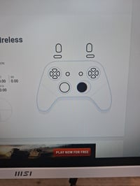 Sony DualSense bežični kontroler bijeli PS5 - Neispravan — neispravan, djelomično radi: desni stick ima drift (stanje: vidi drugu sliku) 4