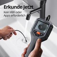 DEPSTECH 1080P HD Endoszkóp Kamera 5m, 2.4" IPS Kijelző, 2X Zoom, Csőkamera Házfelügyeleti Eszköz 2