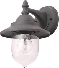 CGC Lighting Lantern Kültéri Fali Lámpa Fekete Vintage Retro Kert Terasz 7