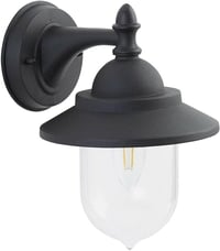 CGC Lighting Lantern Kültéri Fali Lámpa Fekete Vintage Retro Kert Terasz 6