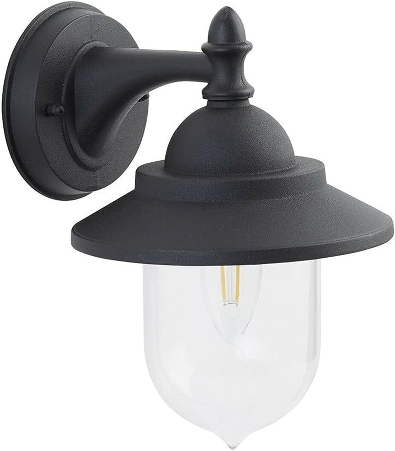 CGC Lighting Lantern Kültéri Fali Lámpa Fekete Vintage Retro Kert Terasz