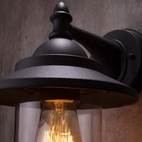 CGC Lighting Lantern Kültéri Fali Lámpa Fekete Vintage Retro Kert Terasz 2