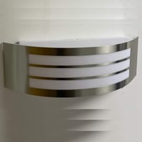 CGC Lighting rozsdamentes acél kültéri fali lámpa ezüst - kert, terasz, ajtó 6