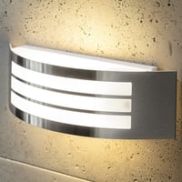 CGC Lighting rozsdamentes acél kültéri fali lámpa ezüst - kert, terasz, ajtó 1