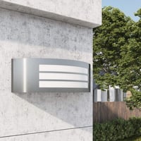 CGC Lighting rozsdamentes acél kültéri fali lámpa ezüst - kert, terasz, ajtó 3