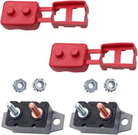 CGEAMDY 2db Automatikus Visszaállítású Áramvédő 12V-24V DC 30A 1