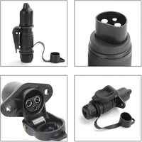 CGEAMDY 3 Pin 12V Autó Csatlakozó Vízálló Utánfutó Adapter Univerzális 5
