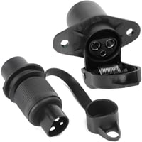 CGEAMDY 3 Pin 12V Autó Csatlakozó Vízálló Utánfutó Adapter Univerzális 1