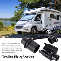 CGEAMDY 3 Pin 12V Autó Csatlakozó Vízálló Utánfutó Adapter Univerzális 3