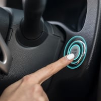 Tlačidlový spínač štartovania CGEAMDY, vodotesné tlačidlo štartovania motora, klaksón pre auto, loď, SUV, univerzálny, čierny 6