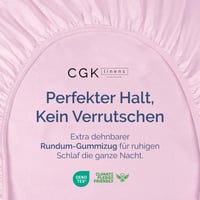 CGK Unlimited Gumis Lepedő 120x200 cm - Extra Mély, 40 cm-es Matracokhoz - Puha Mikroszálas Anyag - Gyűrődésmentes, Színtartó - Oeko-Tex - V 2