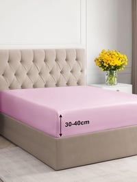 CGK Unlimited Plahta s gumicom 120x200 cm - Ekstra duboka, za madrace od 40 cm - Mekani materijal od mikrovlakana - Ne gužva se, postojana boja - Oeko-Tex - V 2