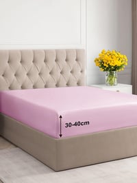 CGK Unlimited Gumis Lepedő 120x200 cm - Extra Mély, 40 cm-es Matracokhoz - Puha Mikroszálas Anyag - Gyűrődésmentes, Színtartó - Oeko-Tex - V 1
