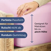 CGK Unlimited Gumis Lepedő 120x200 cm - Extra Mély, 40 cm-es Matracokhoz - Puha Mikroszálas Anyag - Gyűrődésmentes, Színtartó - Oeko-Tex - V 3