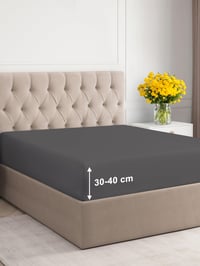 CGK Unlimited Napínacia plachta 120x200 cm - Extra hlboká, pre matrace s výškou 40 cm - Mäkký mikrovláknový materiál - Nežehlivá, stálofarebná - Oeko-Tex 2