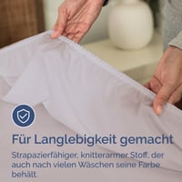CGK Unlimited Mikroszálas Lepedő 140x200 cm - Világosszürke Gumis Lepedő 30 cm Magas Matracokhoz, Puha, Gyűrődésálló és Légáteresztő Ágynemű 6