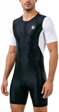 CGLRybO férfi egyrészes triatlon ruha, rövid ujjú - bőrre simuló 1