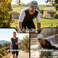 CGLRybO férfi egyrészes triatlon ruha, rövid ujjú - bőrre simuló 2