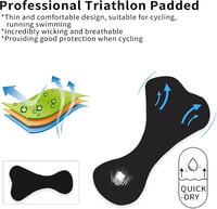 CGLRybO férfi egyrészes triatlon ruha, rövid ujjú - bőrre simuló 6