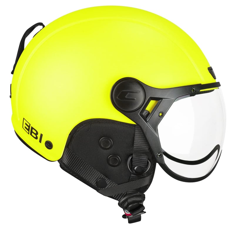 CGM 801A EBI MONO Unisex prilba na bicykel, lyžovanie a elektrobicykel, neónovo žltá matná, veľkosť M (57-58 cm)