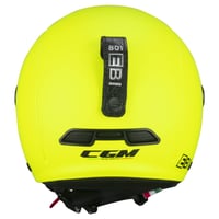 CGM 801A EBI MONO Unisex prilba na bicykel, lyžovanie a elektrobicykel, neónovo žltá matná, veľkosť M (57-58 cm) 3