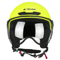 CGM 801A EBI MONO Unisex prilba na bicykel, lyžovanie a elektrobicykel, neónovo žltá matná, veľkosť M (57-58 cm) 2