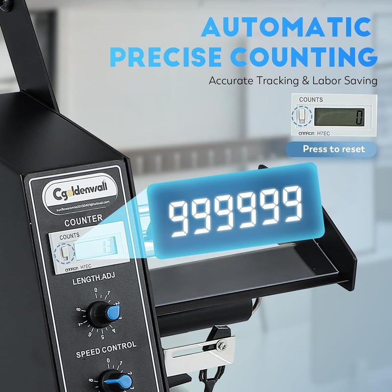 CGOLDENWALL AL-1150D Automata Címkeleválasztó Gép 12W Professzionális Etikett Szeparátor