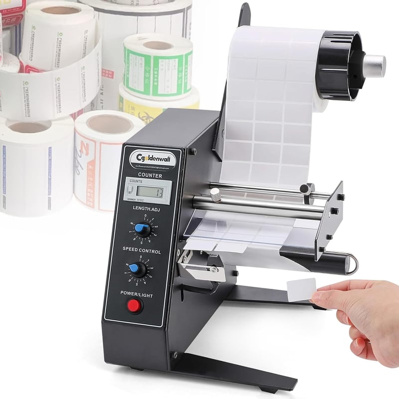 CGOLDENWALL AL-1150D Automata Címkeleválasztó Gép 12W Professzionális Etikett Szeparátor