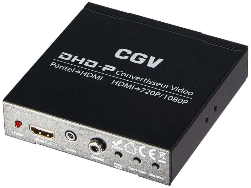 CGV DHD-P SCART–HDMI prevodník – čierny