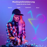 CHACOKO 2 m Neon RGB IC LED traka, efekt duge, 84 LED diode/metar, IP65 vodootporna silikonska USB LED traka, aplikacija i daljinski upravljač, sinkronizacija s glazbom, za dom, vrt i zabave 3