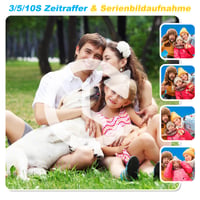 Detský digitálny fotoaparát CHAKEYAKE s 3,5-palcovým displejom, 360° otočným zoom objektívom, 1080P HD, selfie režimom, LED bleskom, 32GB kartou, pre deti od 3 do 12 rokov, modrý 9