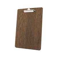 Suport Clipboard cu Clemă din Lemn Chalkboards UK - Stejar Închis - 240 x 340 mm 1