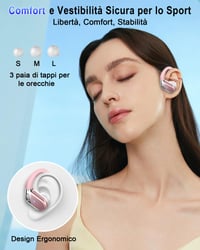Bluetooth 5.4 športové slúchadlá, HiFi stereo, 50-hodinová výdrž batérie, potlačenie hluku CVC 8.0, rýchle nabíjanie cez USB-C, vodoodolnosť IP7, na behanie a do fitka 6