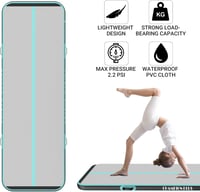 CHAMPIONPLUS Felfújható Air Tumbling Mat 10ft 13ft 16ft 4 inch edző szőnyeg kézi pumpa helyett elektromos pumpával, torna és cheerleading, v 5