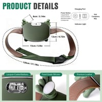 Bionický masážny prístroj na krk CHANCCI 4D, USB masážny prístroj na chrbát s funkciou vyhrievania, 3 stupne masáže a 2 úrovne teploty, hĺbková masáž krku, ramien a chrbta 6