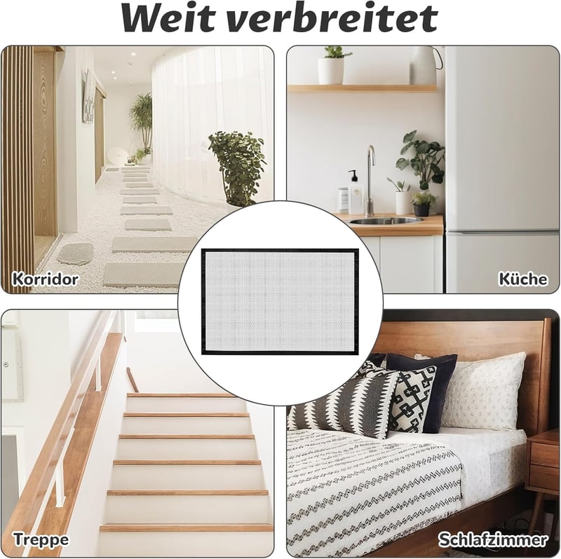 Chanumetal 2db Kutyakapu 110x72cm Lépcsőbiztonság Fúrás Nélkül Fekete