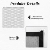 Chanumetal 2db Kutyakapu 110x72cm Lépcsőbiztonság Fúrás Nélkül Fekete 3