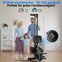 CHAOKE Mágneses Evezőgép 16 Fokozat Dual Rail 160kg Terhelhetőség 6