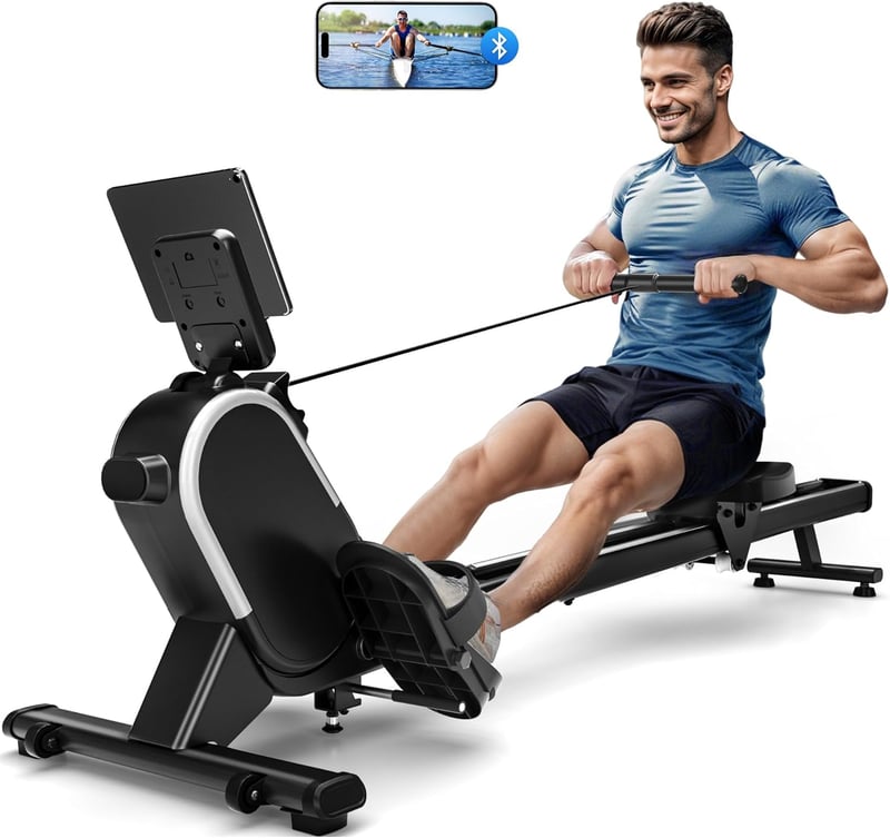 CHAOKE Mágneses Evezőgép 16 Fokozat LCD Kijelző 160kg Terhelhetőség