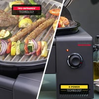 Elektrický gril Char-Broil Patio Bistro Cube E, TRU-Infrared, max. 320 °C, kompaktný balkónový gril, digitálna regulácia teploty, prenosný 7
