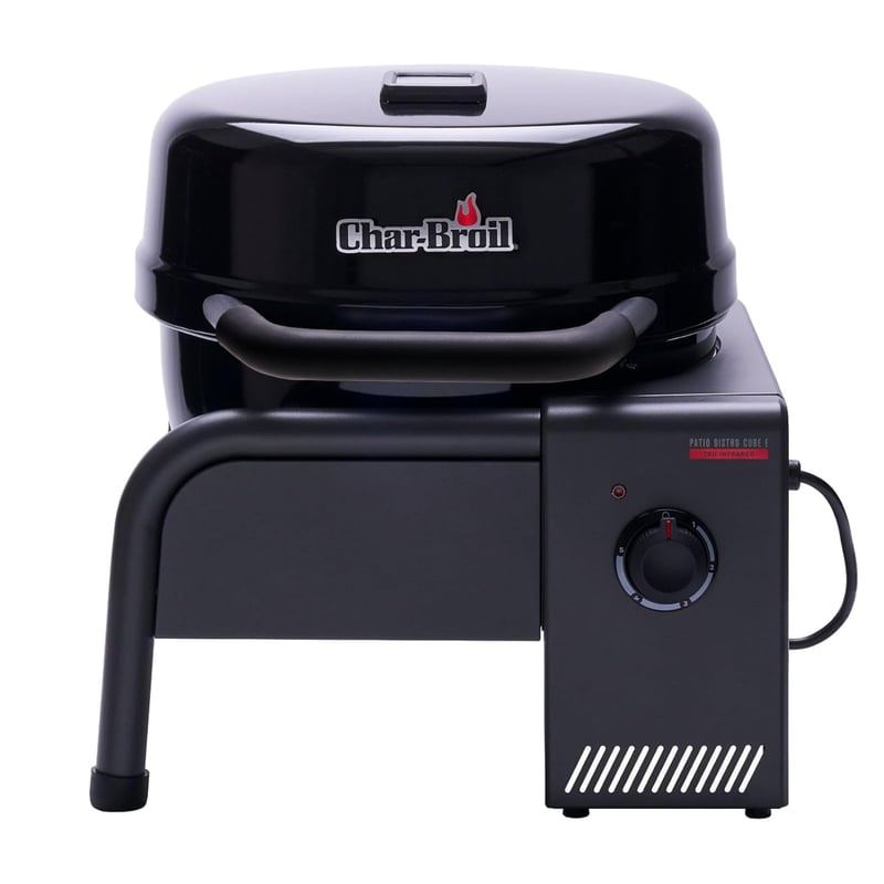 Elektrický gril Char-Broil Patio Bistro Cube E, TRU-Infrared, max. 320 °C, kompaktný balkónový gril, digitálna regulácia teploty, prenosný