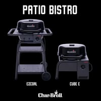 Elektrický gril Char-Broil Patio Bistro Cube E, TRU-Infrared, max. 320 °C, kompaktný balkónový gril, digitálna regulácia teploty, prenosný 8