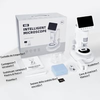 Microscop digital pentru copii Charmline 3 în 1 pentru vârsta de 6 ani, portabil și de masă, pentru observarea naturii, 1000X, cu card SD de 32 GB 3