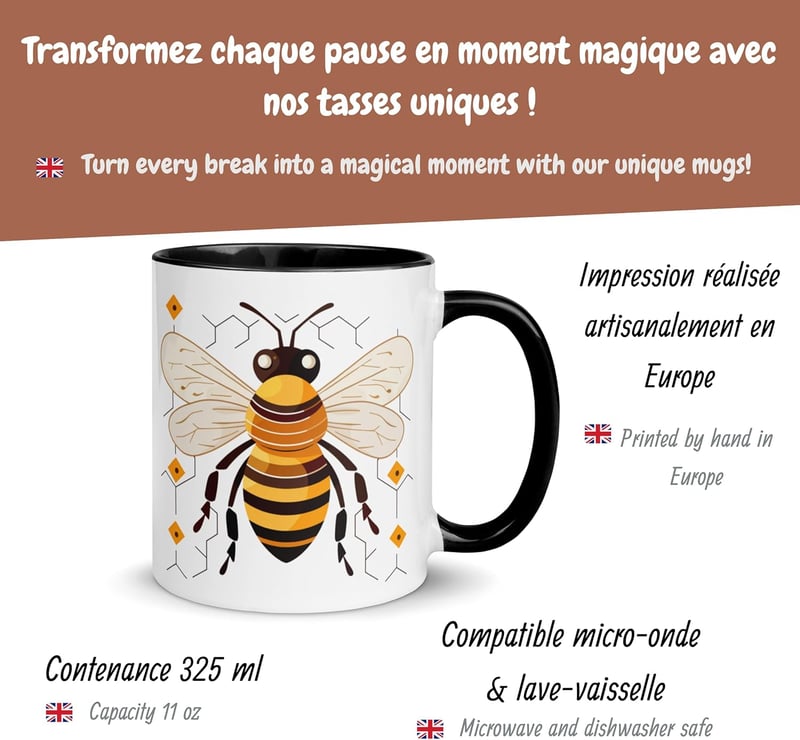 Chatcripant Méhészet Bögre Méhecskés Ajándék Kávésbögre Természet Szerelmeseknek
