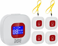 Chatthen WiFi Idősek Vészjelzés Rendszer 1 Vevő + 4 Gomb Tuya 1