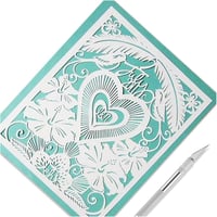Chedin 26 részes plotter kiegészítő készlet - Vinyl kivágó eszközök, skalp kések, spatula, vonalzó - DIY barkács szett tárolótáskával 7