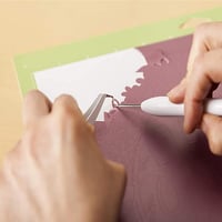 Chedin 6 részes vinyl szedő készlet - Barkács eszközök öntapadó vinylhez, Silhouette-hez, HTV-hez - Plotter kiegészítők, címkézéshez, modell 4
