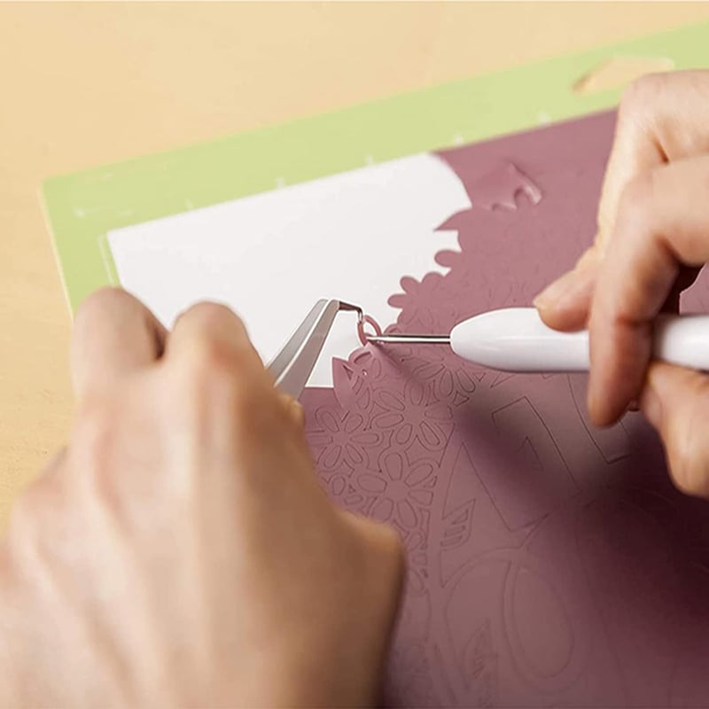 Chedin 6 részes vinyl szedő készlet - Barkács eszközök öntapadó vinylhez, Silhouette-hez, HTV-hez - Plotter kiegészítők, címkézéshez, modell