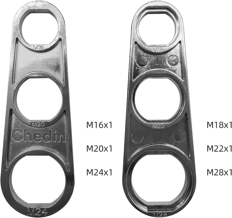 Chedin Csapszellőztető Szerelőkulcs - Alumínium Vízcsap Perlátor Kulcs M16/M18/M20/M22/M24/M28 Méretekhez - Környezetbarát